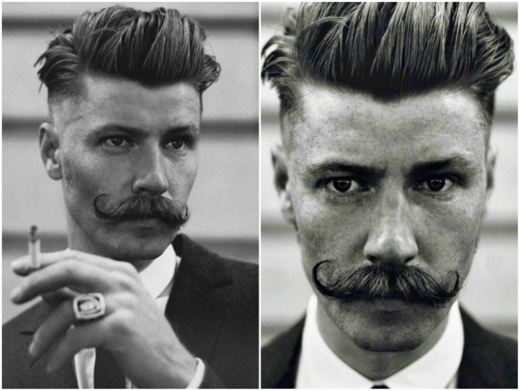 Олдскульные прически мужские