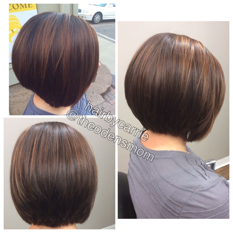 Тонирование на темные волосы Боб каре