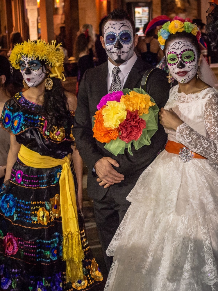 Калавера костюм на Хэллоуин