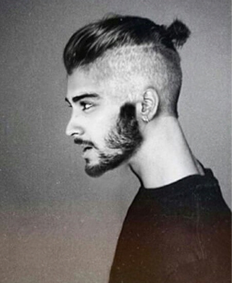 Zayn Malik man bun