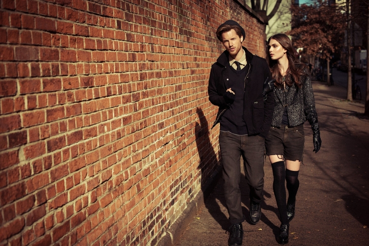 Фотосессия пары в стиле гранж