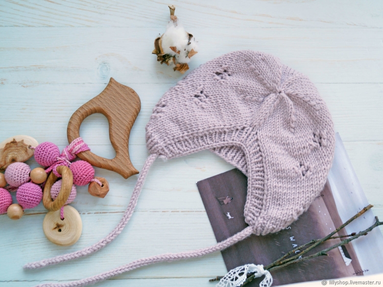 Чепчик спицами