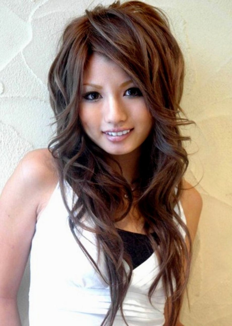 Мелирование на азиатках