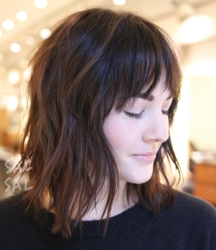 Shaggy layers челка