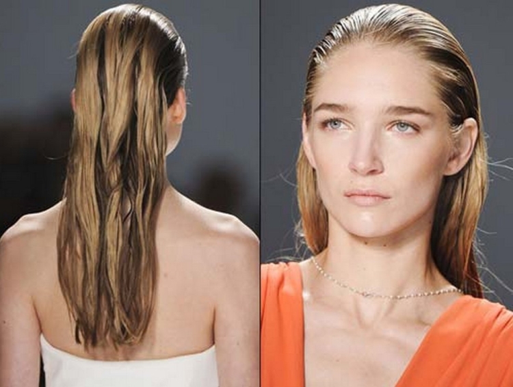 Причёски на грязные волосы длинные