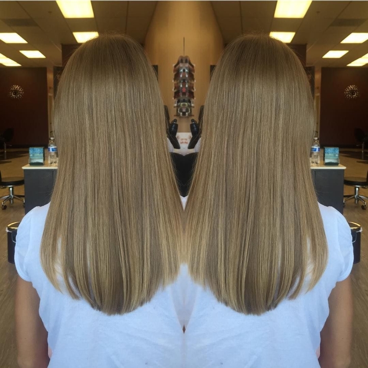 Стрижка концов полукругом