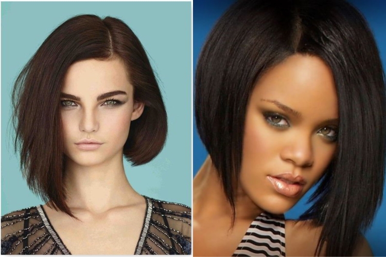 Каре ассиметричное без челки