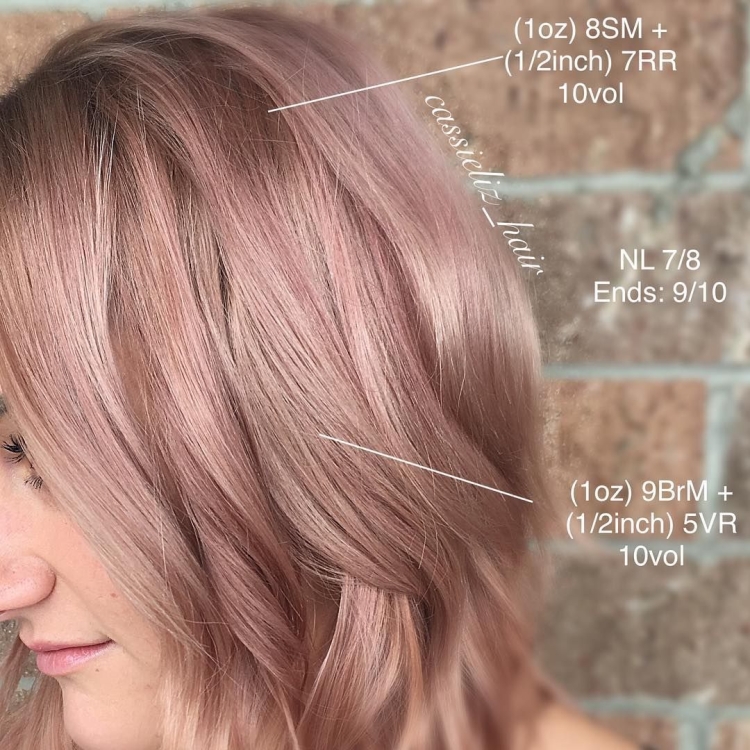 Розовый блонд краска для волос лореаль