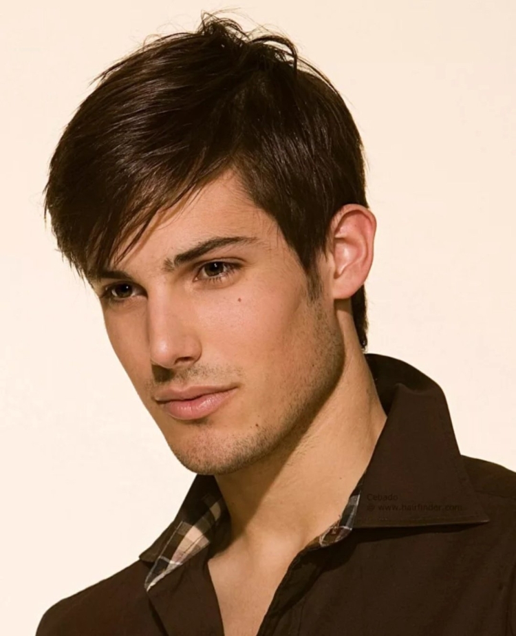 Причёски на средние волосы мужские