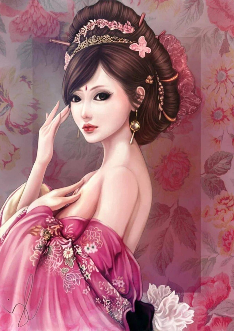 Японская принцесса арт