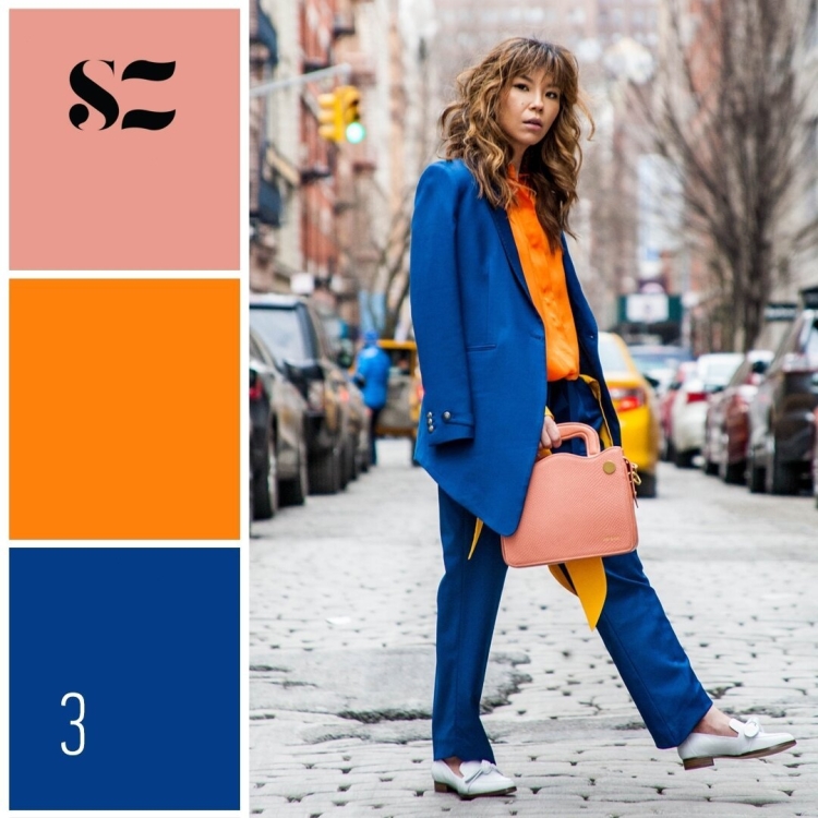 Королевский синий сочетание цветов