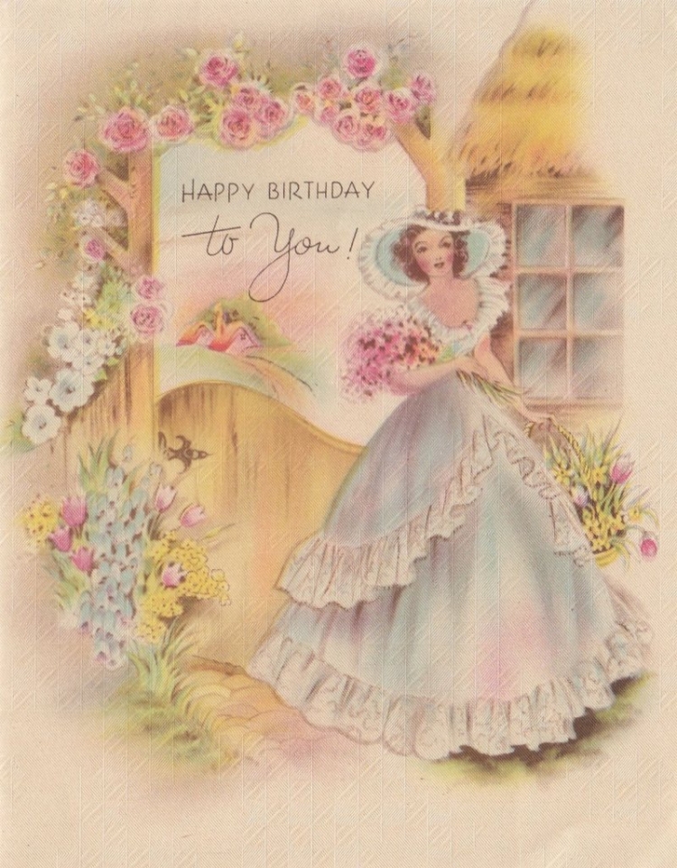 С днём рождения Винтажные