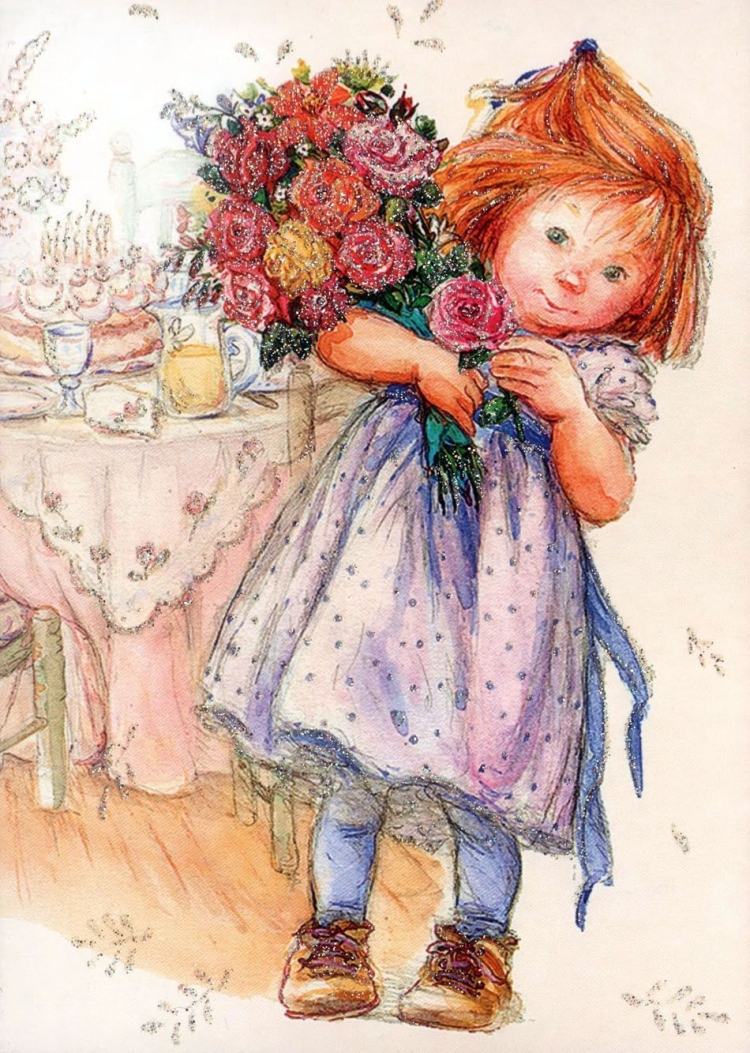 Иллюстрации Лизи Мартин день рождения