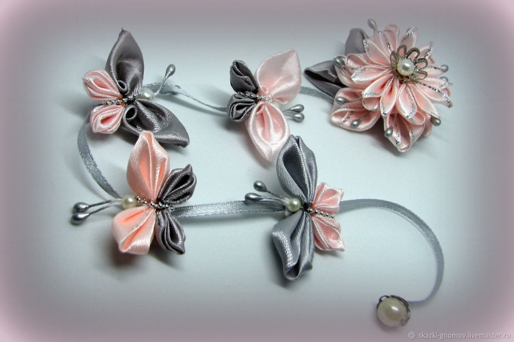 Канзаши заколки для волос