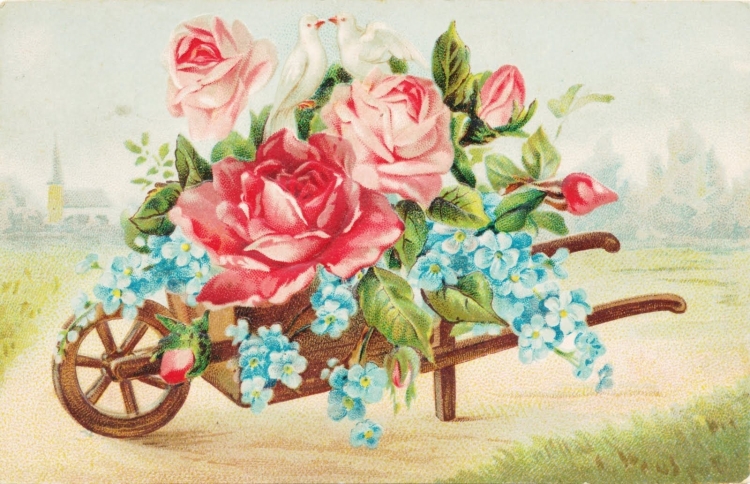 Ретро цветы