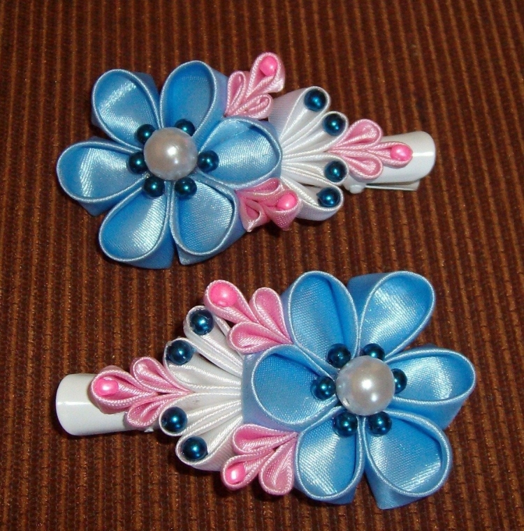Канзаши резинки и заколки