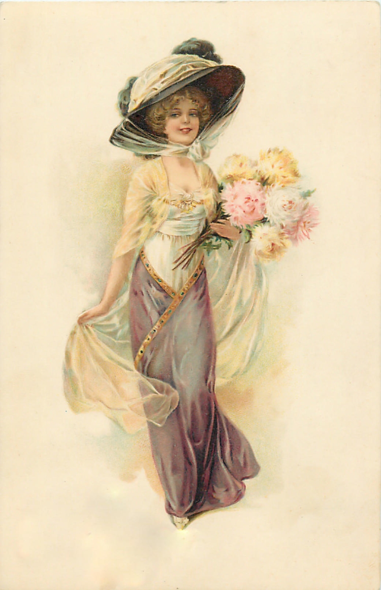 Винтажная открытка