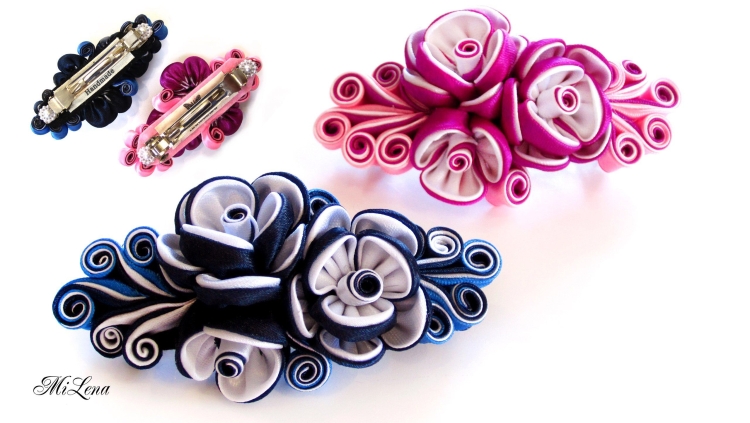 Канзаши с завитками