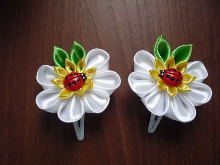 Заколки канзаши