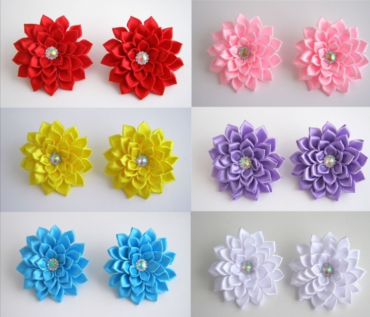 Резинки из атласных лент