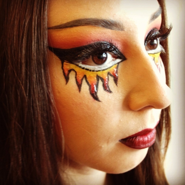 Макияж на Хэллоуин для детей 10 лет