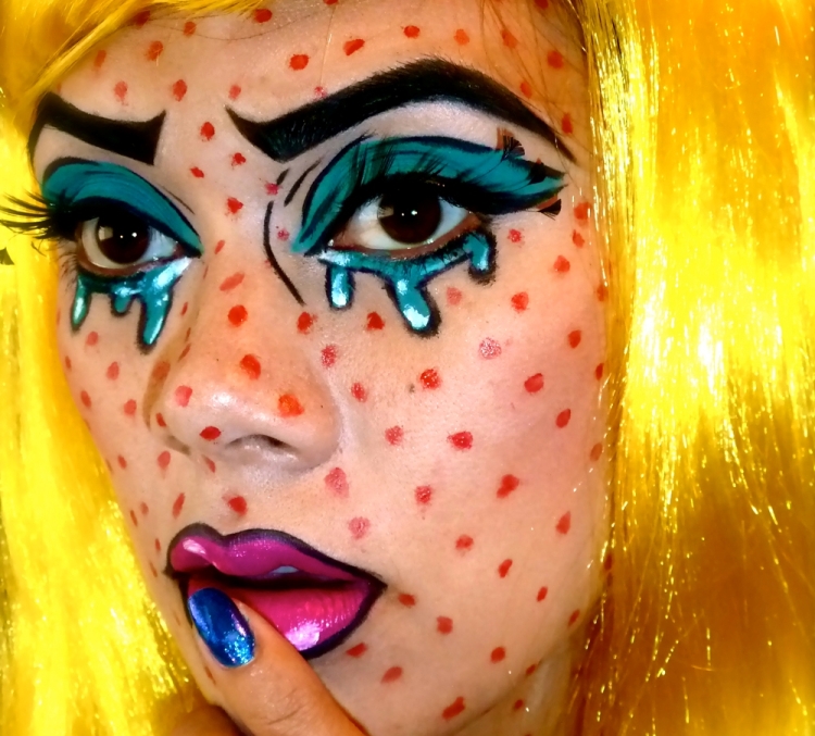 Макияж красками