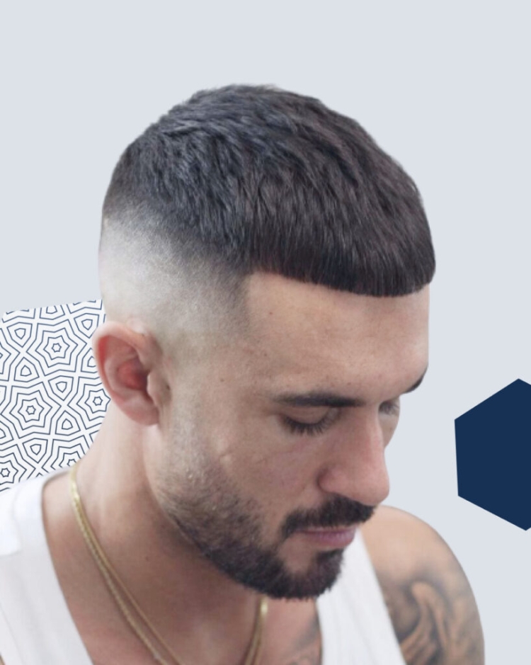 Фейд кроп стрижка