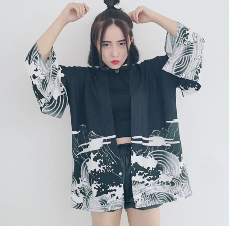 Блузка в японском стиле