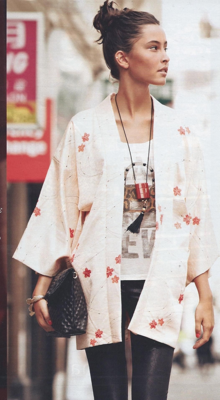 Современная японская мода с хаори