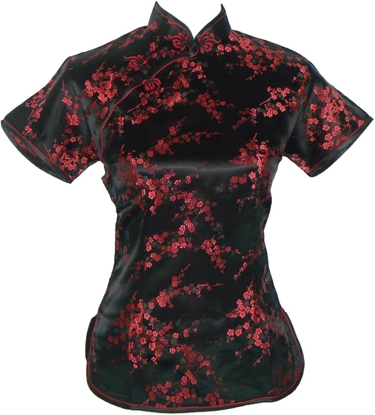 Блузка в китайском стиле