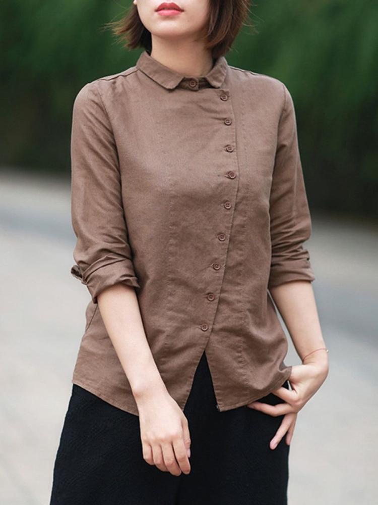 Рубашка без пуговиц женская