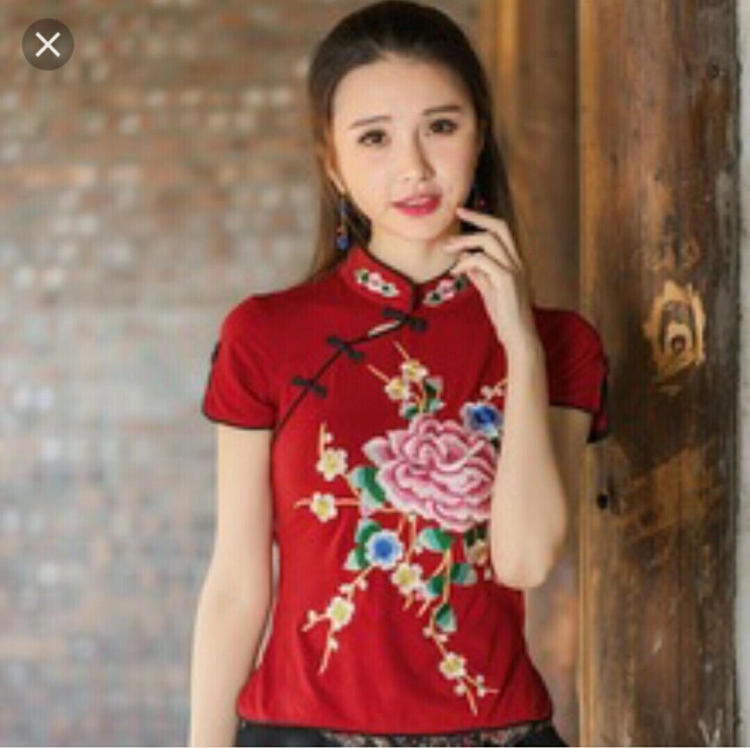 Кофточка в китайском стиле