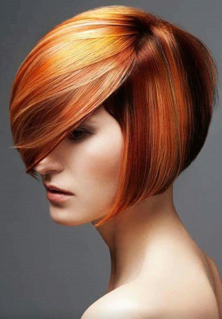 Колорирование с рыжими прядями