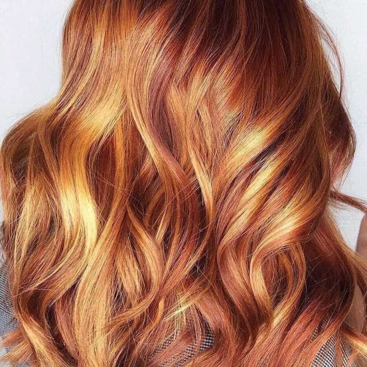 Колорирование в медовых тонах