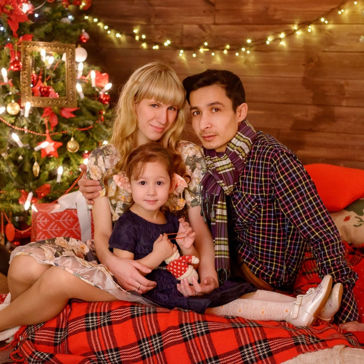 Новогодние Луки для фотосессии семейной