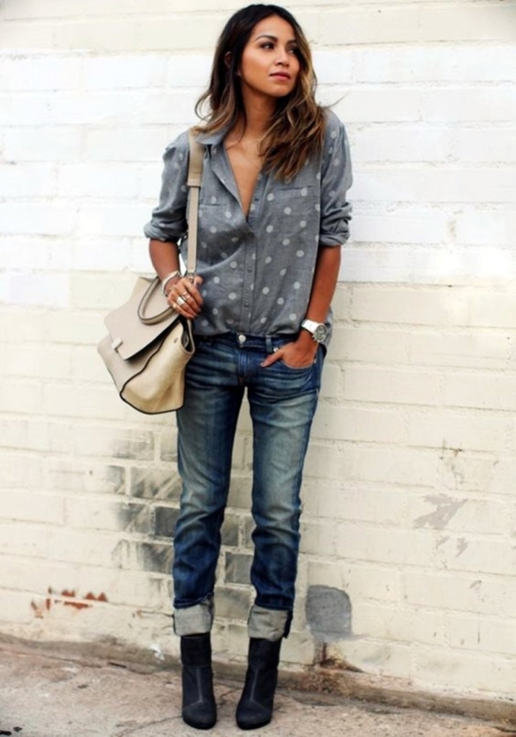 Джинсовый стиль женский