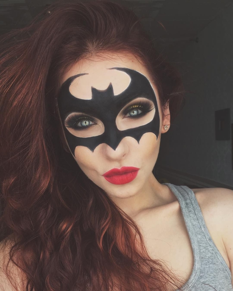 Макияж на Хэллоуин Бэтмен