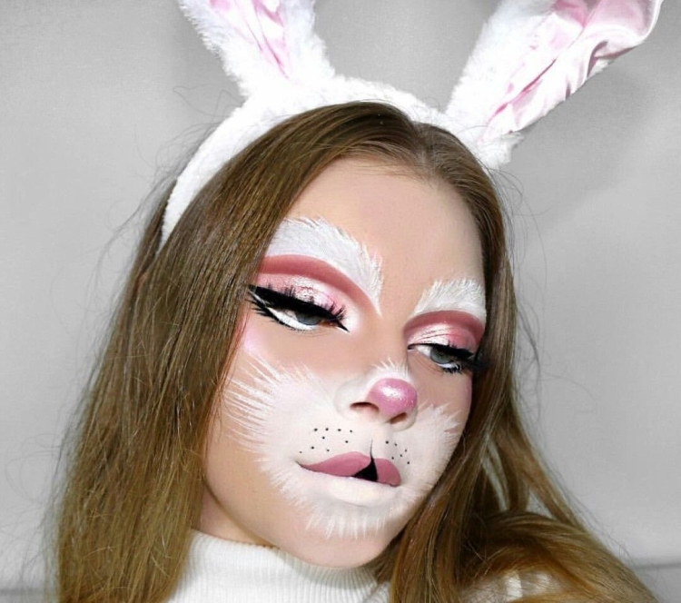 Макияж зайца
