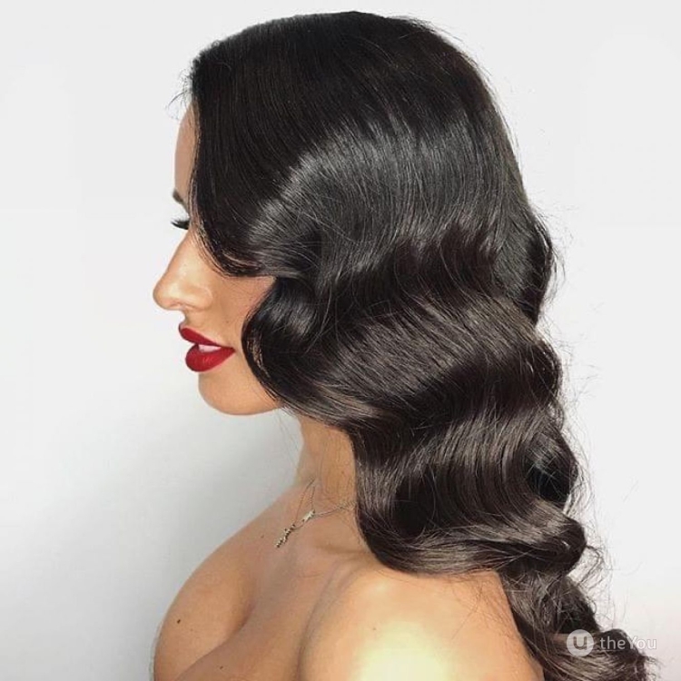 Прическа волны