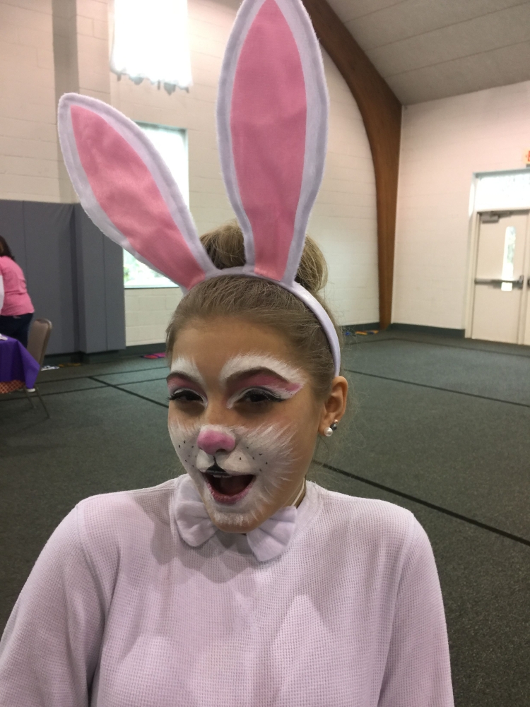 Макияж зайца