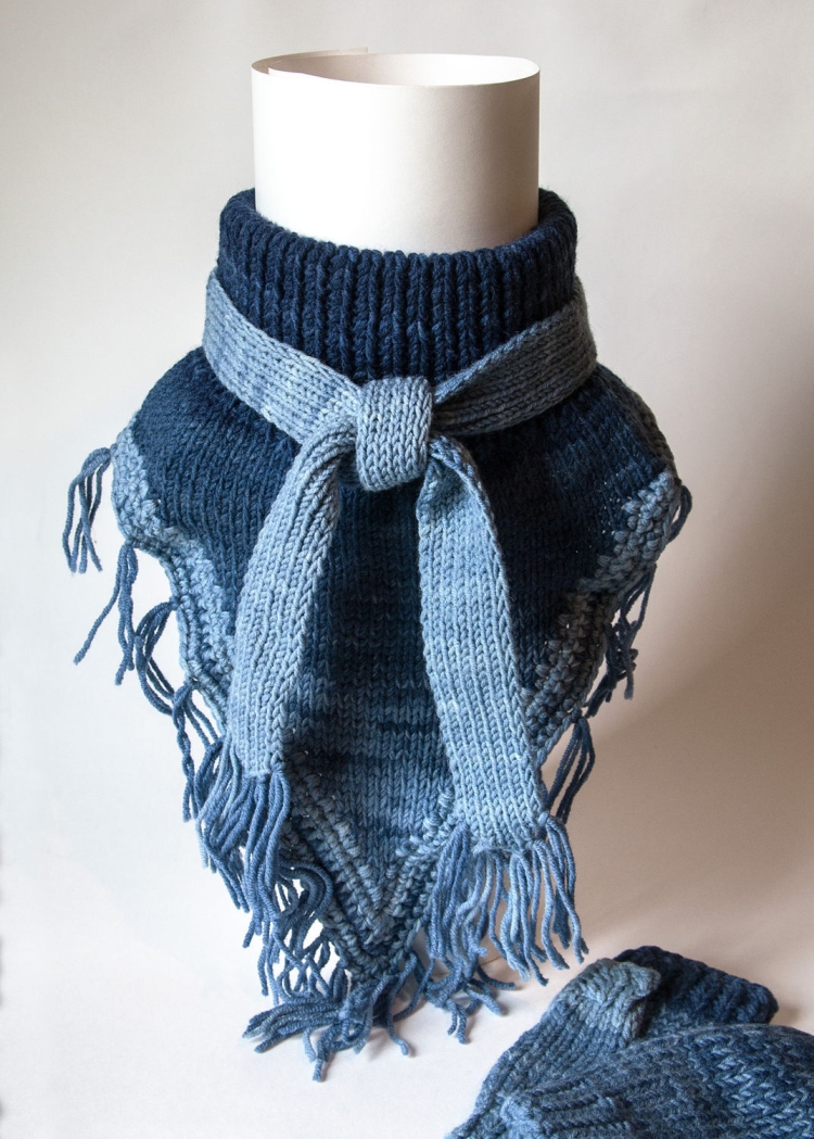 Митенки джинсовые