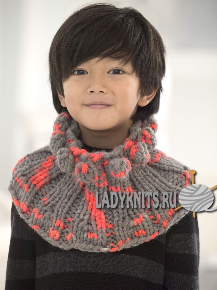 Шарф-воротник детский