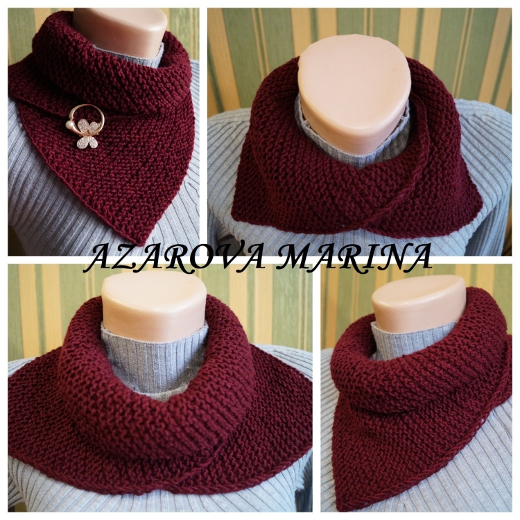 Манишка хомут воротник шеегрейка