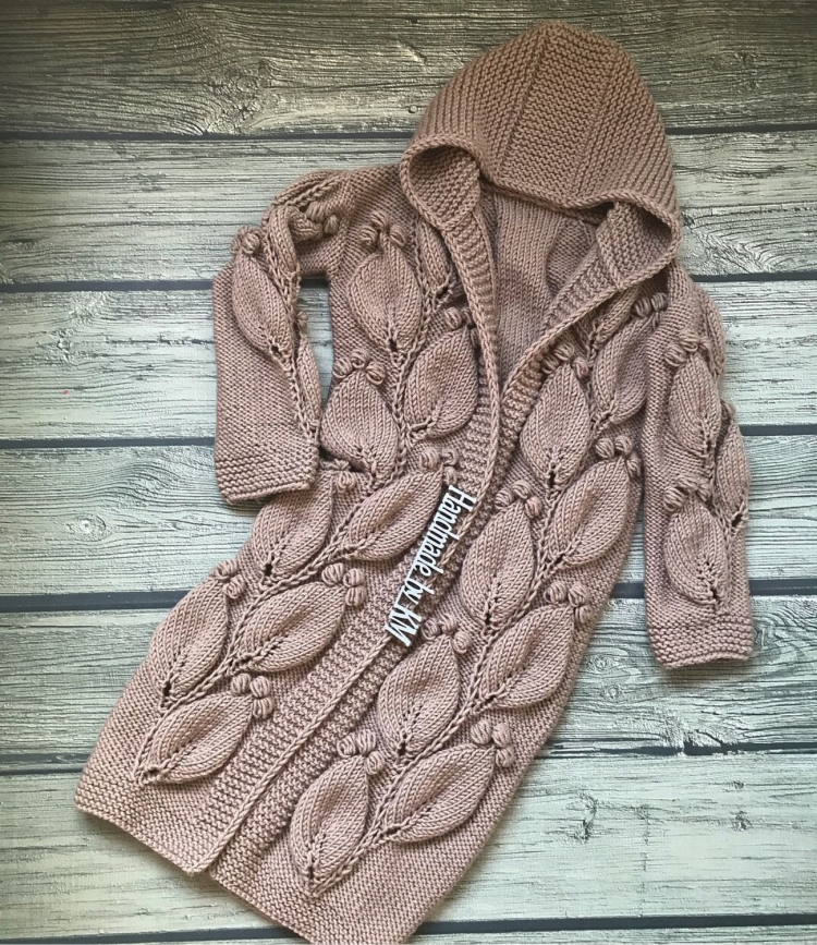 Кардиган вязаный