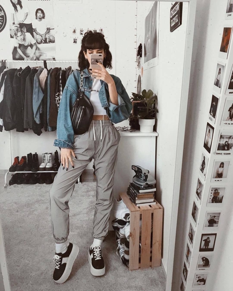 Эстетичный стиль одежды на женщине