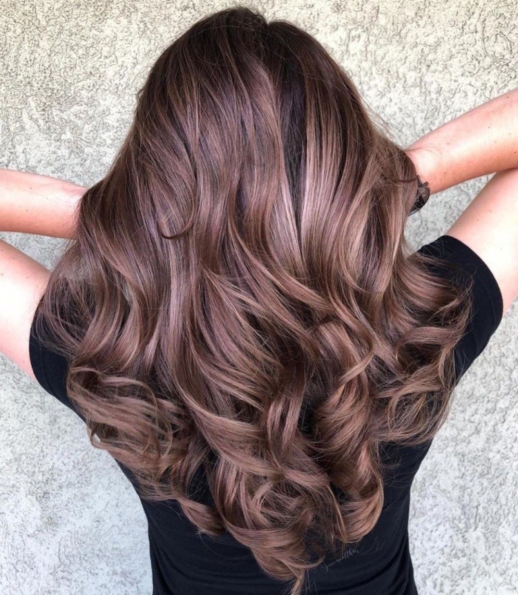 Окрашивание шоколадные оттенки