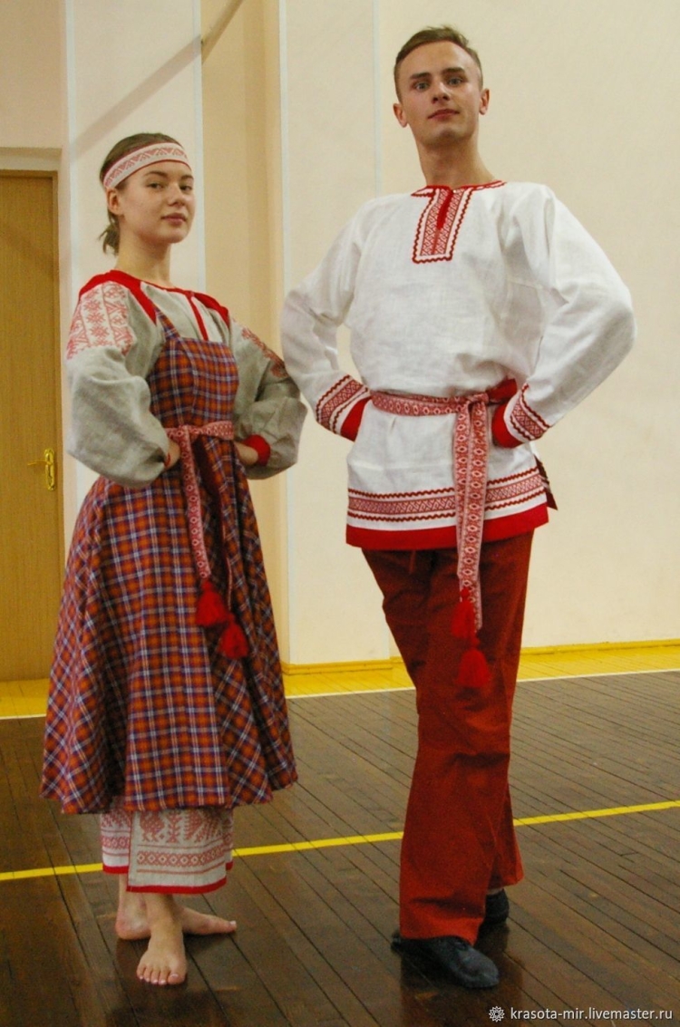 Костюм для русского танца