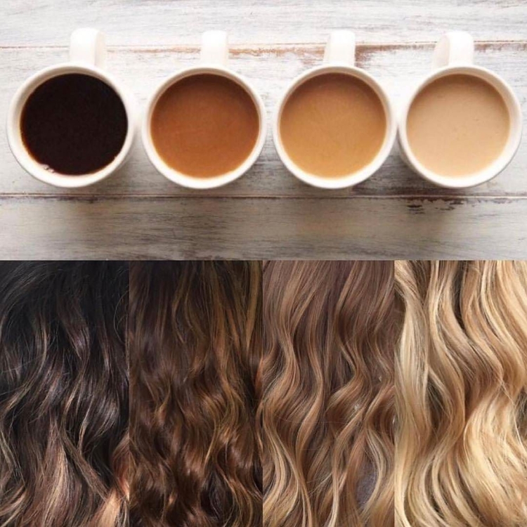 Кофейная краска для волос