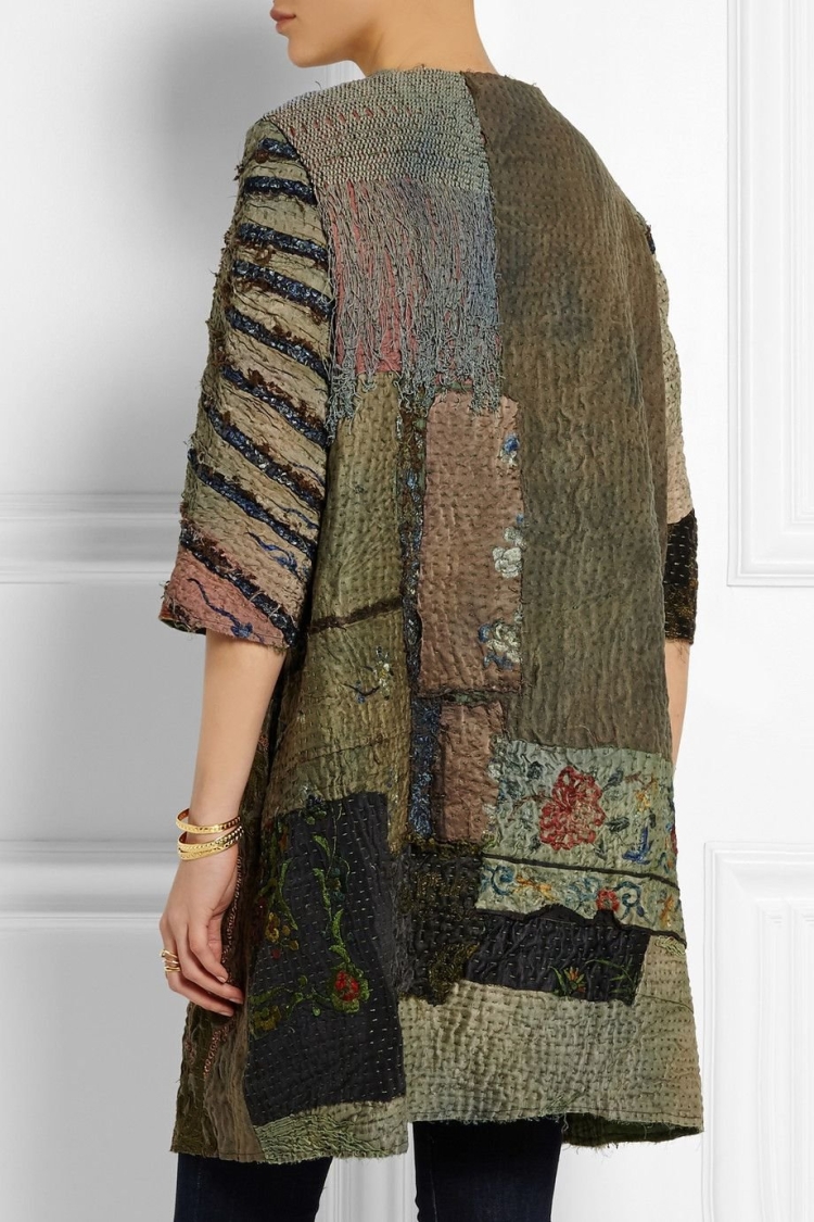 Жилет в стиле бохо синель