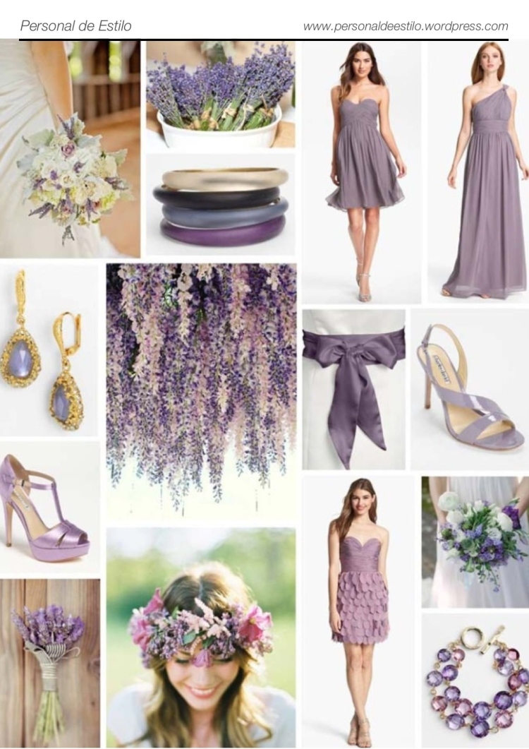 Луки в лавандовом цвете